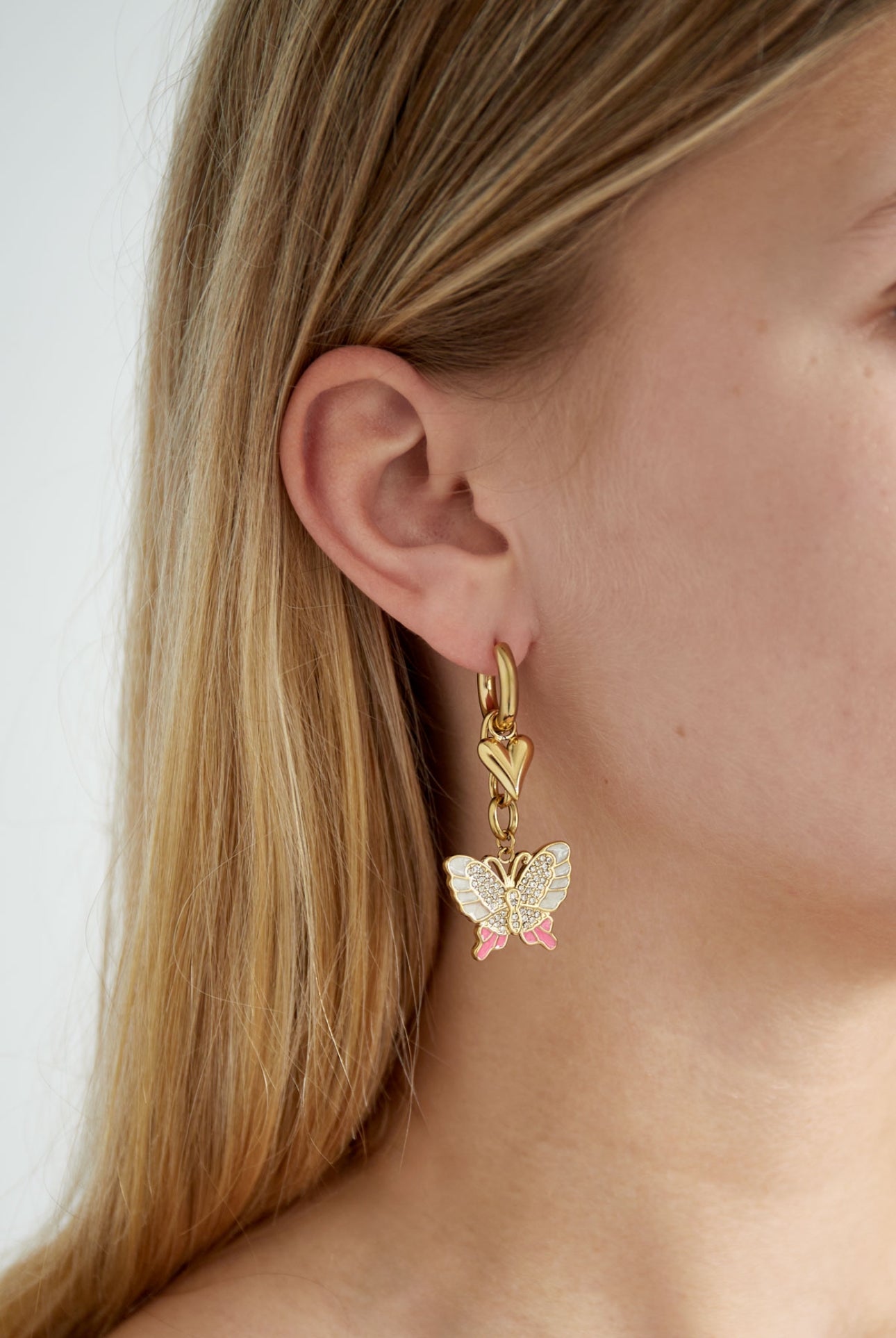 Pendientes mariposa