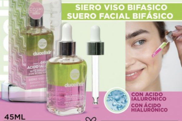 Serum facial bifásico ácido hialuronico